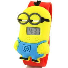 3D Eye Cartoon Digital Led Watch For Kids Waterproof Children Watches Boys Girls Toy Gift