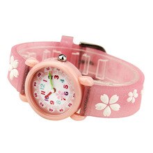 3D Flower Glitter Strap Quartz Kids Watches Cartoon Silicone Children Watches for Boys Girls Cute Clock Relogio Feminino