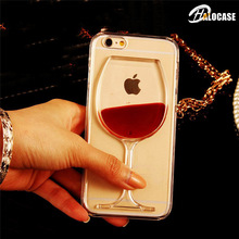 3D Quicksand wine glass Phone case for iphone11 PRO MAX XS MAX X XR Fashion cover for iphone 5 5S 6 6S 7 8 Plus FUNNDA