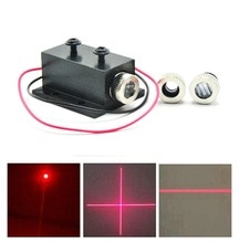 3in1 Dot/Line/Cross Focusable 650nm 50mw Red Laser Module Positioning Lights w 12mm Heatsink