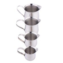 4 Size Coffee & Milk Pot & Sauce Juice Jar & Caramel & Condensed Milk Honey Cup Gadgets Stainless Steel Drum-shape Cup