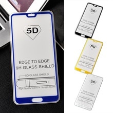 4 colors Strong Adhesive 5D Full Screen Tempered Glass Film With 3 IN 1 Alcohol Pad For Huawei P20 PRO J3