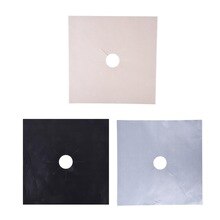 4PCS Reusable Gas Range Stovetop Burner Protector Liner Cover For Cleaning Kitchen Tools