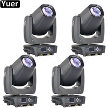 4Pcs/Lot New 230W LED Beam Spot Moving Head Light Fast Silent Rotation 8 Prism GOBO LED Moving Head Spot DJ Disco Party Stage