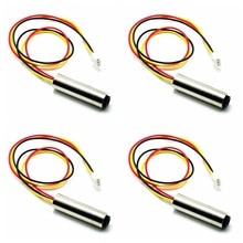4pcs Adjustable 650nm 3mw - 5mW Red Laser Diode Module Focus Dot Head 12mm*30mm w TTL 0-15khz