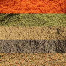 50g sample 0.8-1.0mm Coarse Turf Ground sponge material scale model train railway layout powder model train building  DIY layout