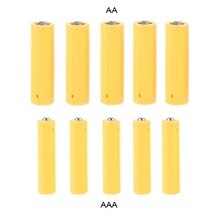 5Pcs AA AAA Size Dummy Fake Battery Setup Shell Placeholder Cylinder Conductor