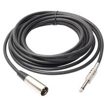 6.35 mm Jcak Male to XLR Male Audio Stereo Mic Cable 6.5 mm Jcak to XLR Male to Male Balanced Speaker Mic Cable 5m/7.6m/10m