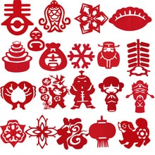 60 Pcs/Set Chinese Paper-cut Kids Art Craft DIY Toys/ 17*17 cm Children Paper Art For Kindergarten Handmade Toys New Style