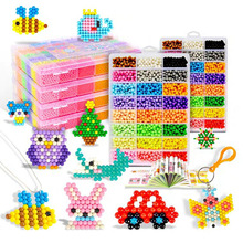6000pcs 30 Colors Refill Beads Puzzle Crystal DIY Water Spray Beads Set Ball Games 3D Christmas Handmade Magic Toys for Children