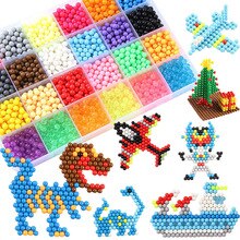 6000pcs 30colors Refill Beads Puzzle Crystal DIY Water Spray Beads Set Ball Games Handmade Magic Toys Forchildren Diy Beads