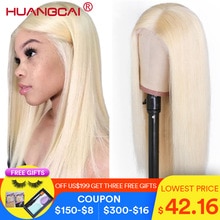 613 Blonde Lace Front Human Hair Wigs Brazilian Straight Lace Front Wig Pre Plucked Glueless Honey Blonde Remy 13*4 Lace Wigs