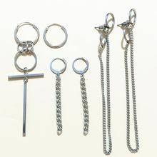 6pcs/set V BTSARMY Earrings DNA Korean Earrings Long Men Bangtan Boys V DNA Stud Earring For Women Men Album Accessories