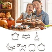 7Pcs/Set DIY Cookies Mold Halloween Party Tools Kitchen Baking Tools For Kitchen Easy Clean Cake Mold Supplies