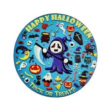 8 Style Cute Ghosts Placemat Mug Cushion Cup Pad Tableware Mat Halloween Anti-hot Pad Coaster