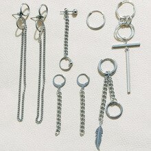 8 pcs/ set KPOP BTSARMY Bangtan Boys Album V DNA Stud Earrings Korean Fashion Jewelry Accessories For Mens And Womens Earrings