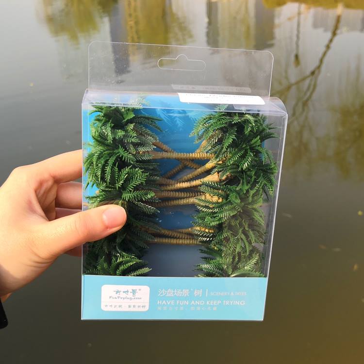 80mm,110mm 1:87 HO scale A pack of 16/32 Pcs Model Palm Tree landscape model train railway layout scenery DIY miniature dioramas