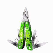 9-in-1 hand tool Screwdriver Mini Portable stainless Multitool fold pocket folding knife pliers Outdoor tools Crimper Cable