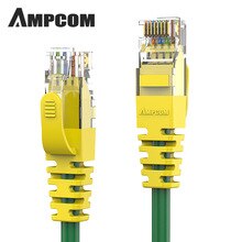 AMPCOM Ethernet Cable RJ45 Cat6 Lan Cable UTP CAT 6 RJ 45 Network Cable Patch Cord (1000Mbps 250Mhz 24AWG) for Desktop Computers