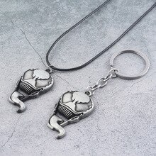 Angel's wings Blade of ghost Bayonet mystic messenger Captain America Elastic Armband Black spider man venom mask Key buckle....