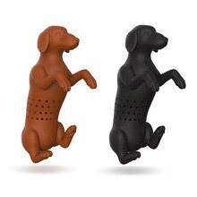 Animal Pet Dog Tea Strainer Silicone Tea Leak