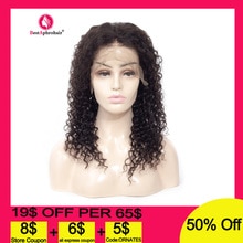 Aphro 13*4 Curly Human Hair Wigs Pre Plucked With Baby Hair Brazilian Remy Glueless Lace Front Human Hair Wigs Natural Color Wig