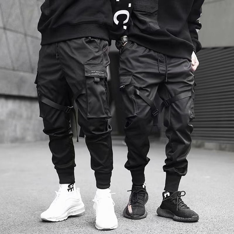 Army Camouflage Trousers Multi-pocket Leisure Loose Brand Male Cotton Elastic Waist Military Cargo Pants Men 2019 New Arrival