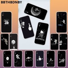 Astronaut Saturn TPU Transparent Phone Case Cover Shell for iPhone 11 pro XS MAX 8 7 6 6S Plus X 5 5S SE XR cover