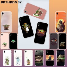 BABY YODA DIY Painted Beautiful Phone Case for iPhone 11 pro XS MAX 8 7 6 6S Plus X 5 5S SE XR cover