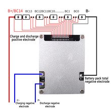 BMS 10S 12S 13S 14S 16S 30A 40A 50A 60A 100A 48V 60V 18650 Li-ion Lithium Battery Protection Board BMS Circuit  Balance Module