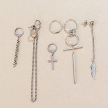 BTSARMY Earrings DNA Korean Earrings Long Men Bangtan Boys V DNA Earrings For Women Men Album Accessories 6pcs /set