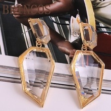 Big Earrings gold acrylic earrings bohemian style jewelry statement ladies gift long acetate fashion luxury zinc geometric 2019