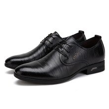Brand Casual Shoes Men Breathable Business Shoes For Men Fashion Leather Men Flats Luxury Shoes Casual Men Footwear *2885