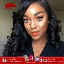 Brazilian Loose Wave Lace Front Wig 13x4 / 13x6 With Pre-Plucked 130%/150%/180% Density Remy Hair Human Hair Lace Wigs