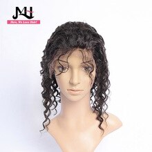 Brazilian lace front human hair wigs deep wave wig 13x4 remy bob wig for black women