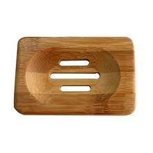 Burly-wood Bathroom Soap Storage Holder Bath Shower Plate Soap Dish Natural Wooden Soap Box Travel Soap Rack Bathroom Product