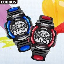 COOBOS Hot Fashion Children Watches Waterproof Week Date Students Boy Girl Sports Watch Electronic kids Watch Clock
