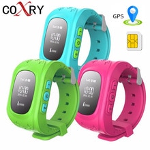 COXRY GPS Kids Watch Emergency SOS Bracelet Smart Watch Baby 2G Sim Phone Children Monitor Wristband Boys Girls Watches 2019