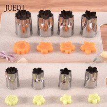 Cake Molds Stainless Steel Puzzle Fruit Vegetable Cutter Kitchen Tools Mold Flower Shape Cookie Fondant Pastry Mould Accessos