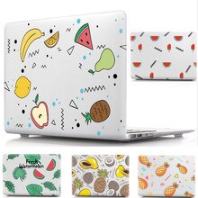 Cartoon Fruit Print Hard Cover Laptop Case for Macbook Pro Retina 12 13 15 16 Touch Bar Shell For Mac Air 13 11 case