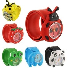 Children Cartoon Watches Clap Table Clap Circle Cute Cartoon Children's Watch Boy Girl Table Jelly Student Electronic Watch Toy