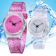 Children's Quartz Wrist Watche White Bling Watch for Kids Simple Fashion Gift Girls Drop Shipping Cute Ladies Zegarek Dzieciecy