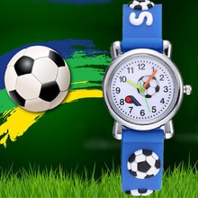 Children's Watches 3D Football Cartoon Watch Casual Boys Sports Quartz Watches Kids Wristwatch Clock relogio Erkek Kol Saati