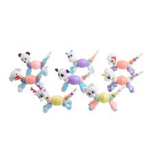 Children's creative animal Bracelet surprise Beaded hair hoop variety DIY Bracelet intelligence toy