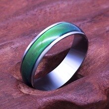 Classic Temperature Change Color Mood ring Hot sale jewelry 6mm Wide Smart Discolor rings