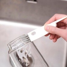 Cleaning Brush 304 Stainless Steel Groove Gap Cleaning Brush Handheld Multifunctional Cup Cleaner for Kitchenware