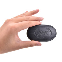 Clear Away The Harmful Substance Black Bamboo Charcoal Soap Face Body Clear Anti Bacterial Tourmaline Soap