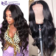 Closure Wig 100% Human Hair Wigs Body Wave For Black Women 4*4 Lace Wig with Baby Hair Brazilian Human Hair Lace Closure Wig