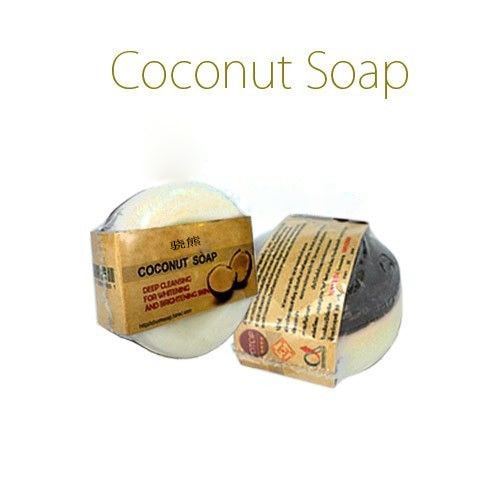 Coconut Soap 50g Natural Coconut Oil Soap for Deep Cleansing & Brighten Skin Free Shipping
