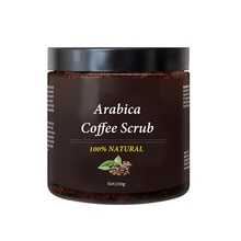 Coffee Body Scrub Cream Facial Dead Sea Salt for Exfoliating Whitening